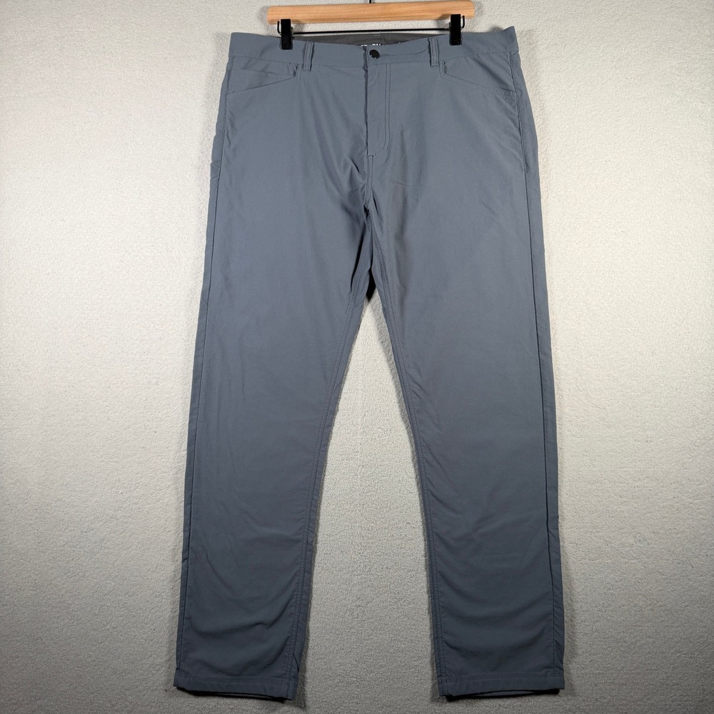 Western Rise Evolution Pant Blue Gray Mens 38x31 Supplex Nylon Stretch Travel